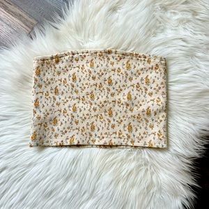 AE Printed Smocked Tube Top